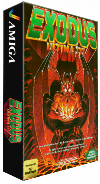 Ultima III - Exodus — box-3D (US)