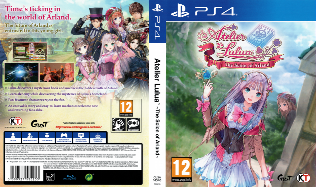 Atelier Lulua - The Scion of Arland — box-texture (EU)