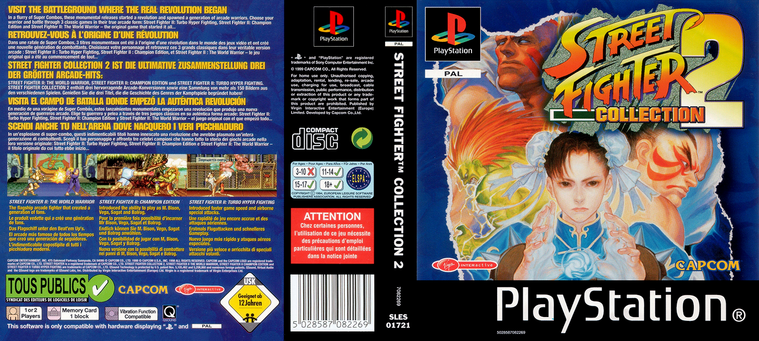 Street Fighter Collection 2 — box-texture (EU)