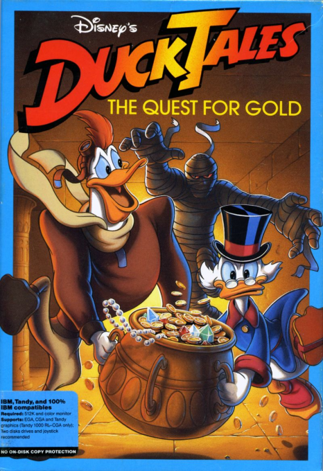 Disney's Duck Tales - The Quest For Gold box art