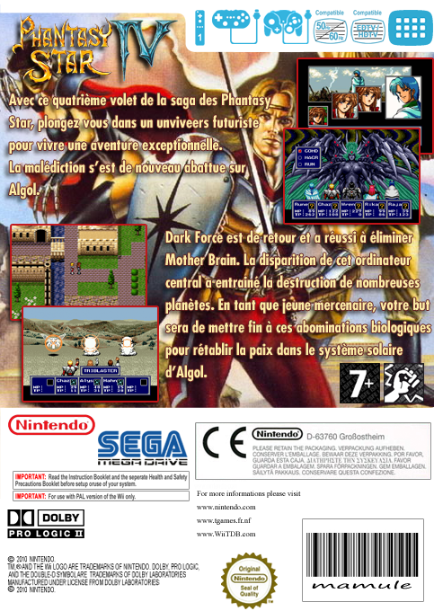 Phantasy Star 4 - The End Of The Millennium — box-2D-back (FR)