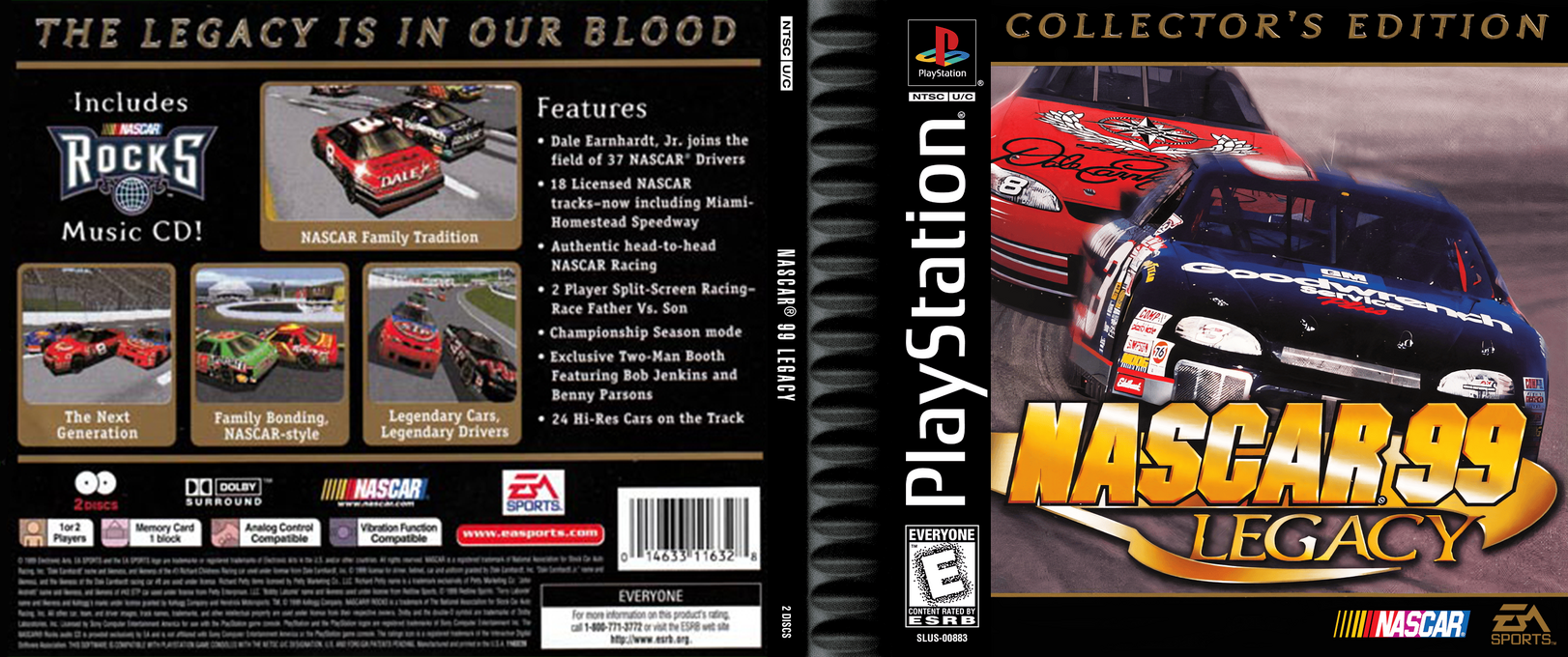 Nascar 99 Legacy — box-texture (US)