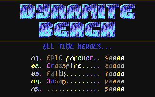 Dynamite Bench — sstitle (WOR)