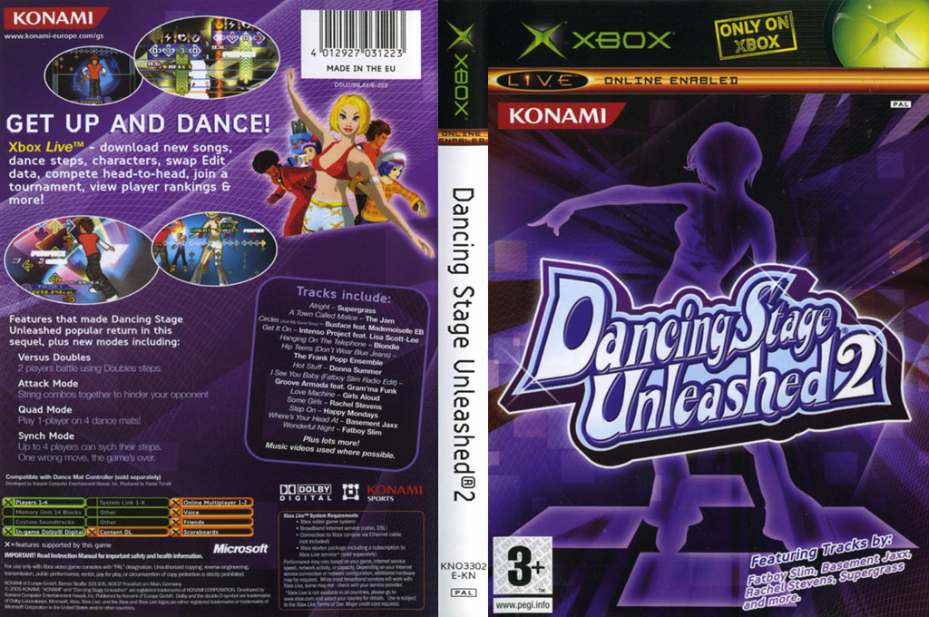 Dance Dance Revolution Ultramix 2 — box-texture (EU)