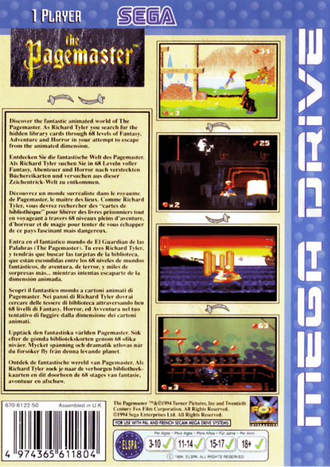Pagemaster The — box-2D-back (EU)