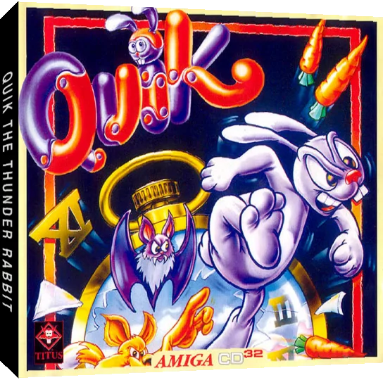 Quik the Thunder Rabbit — box-3D (EU)