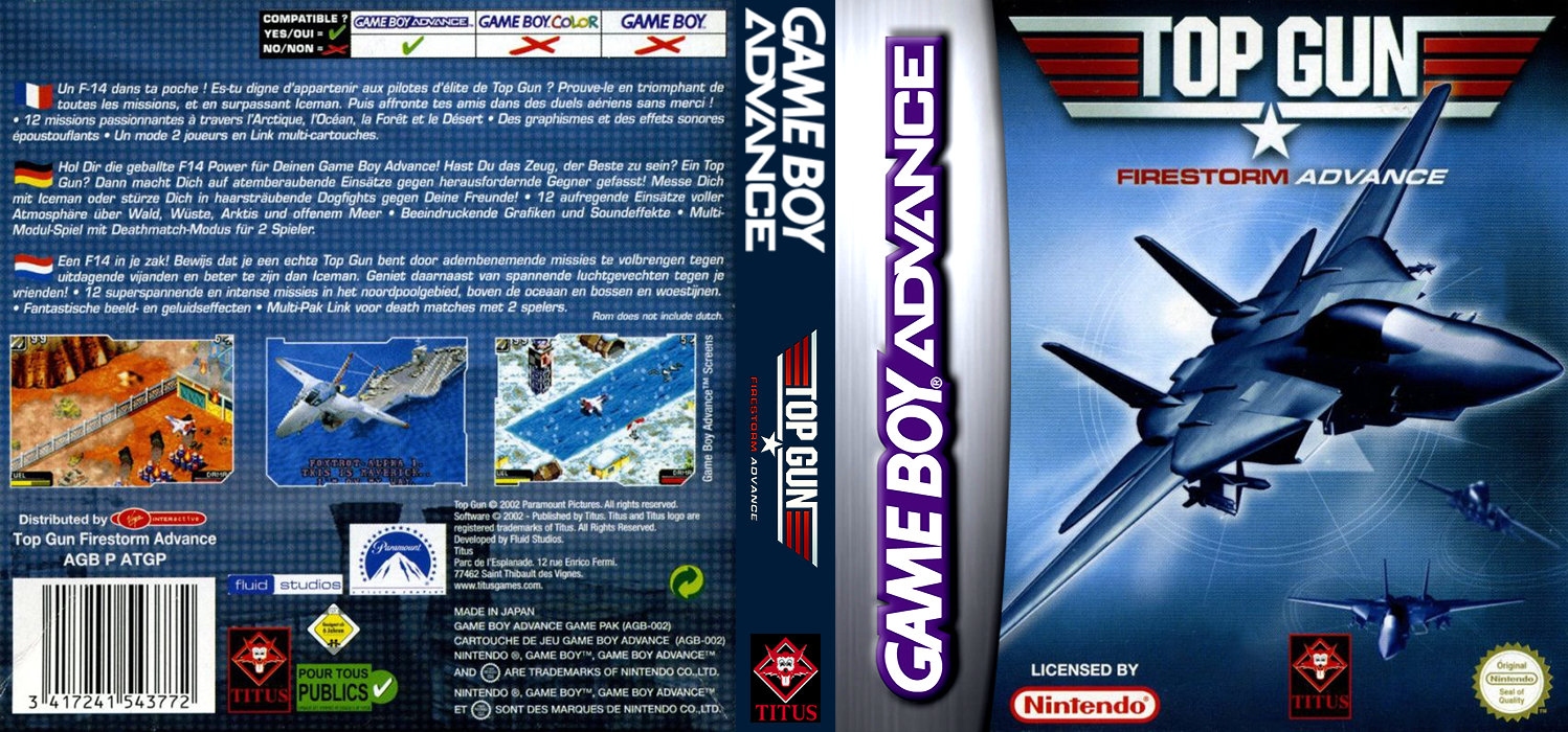 Top Gun - Firestorm Advance — box-texture (EU)