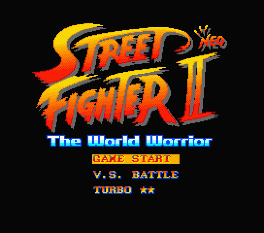 Street Fighter II Neo : The World Warrior — sstitle (WOR)