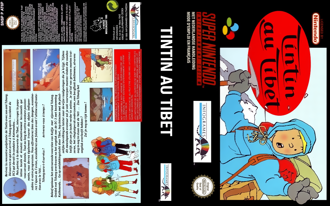 Tintin In Tibet — box-texture (EU)