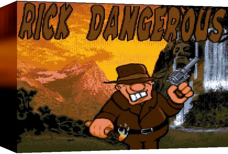 Rick Dangerous 128+ — box-3D (WOR)