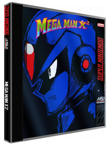 Mega Man X2 — box-3D (US)