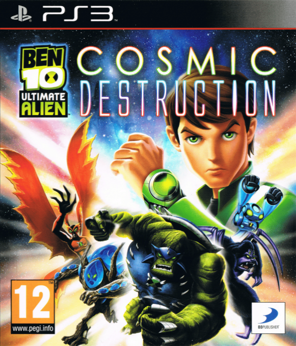 Ben 10 - Ultimate Alien - Cosmic Destruction — box-2D (SP)