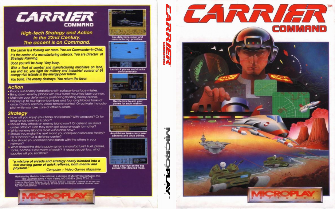 Carrier Command — box-texture (US)