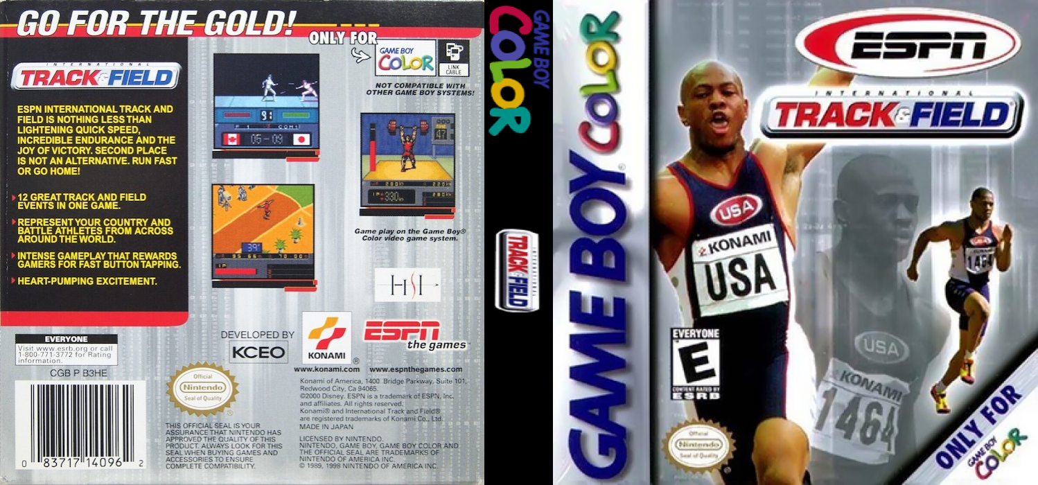 ESPN International Track & Field — box-texture (US)