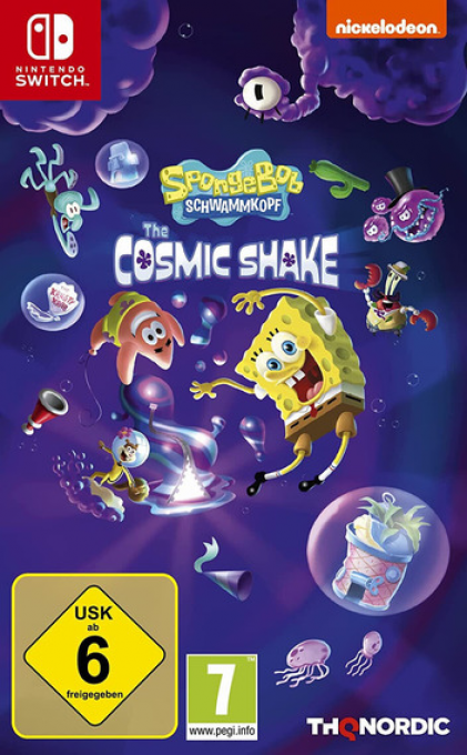 Spongebob Squarepants - The Cosmic Shake — box-2D (DE)