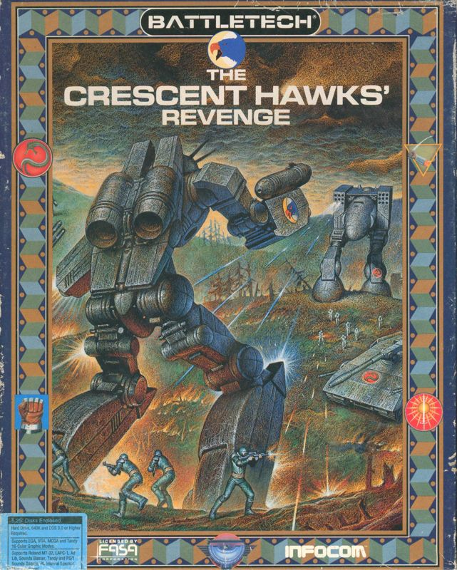 Battletech - The Crescent Hawk's Revenge — box-2D (EU)