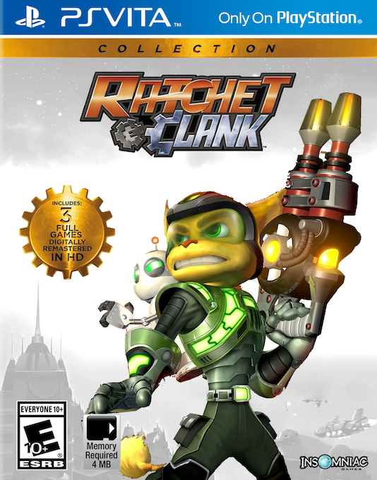 Ratchet & Clank Trilogy, The box art