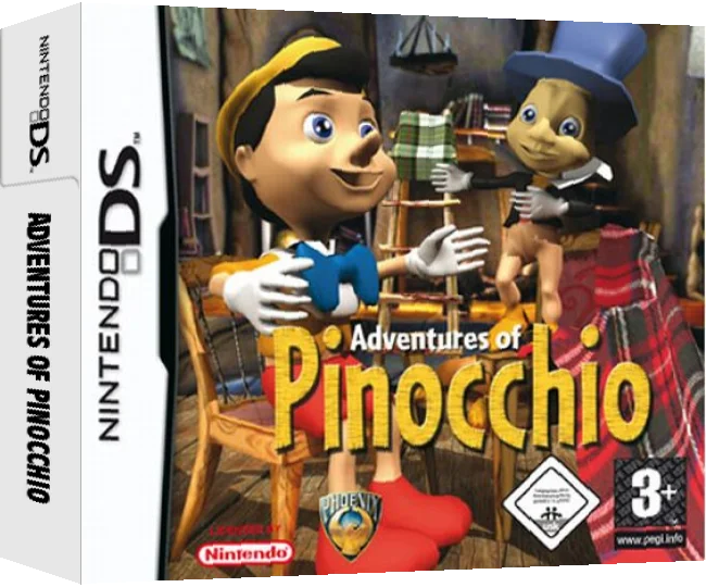 Adventures of Pinocchio — box-3D (EU)
