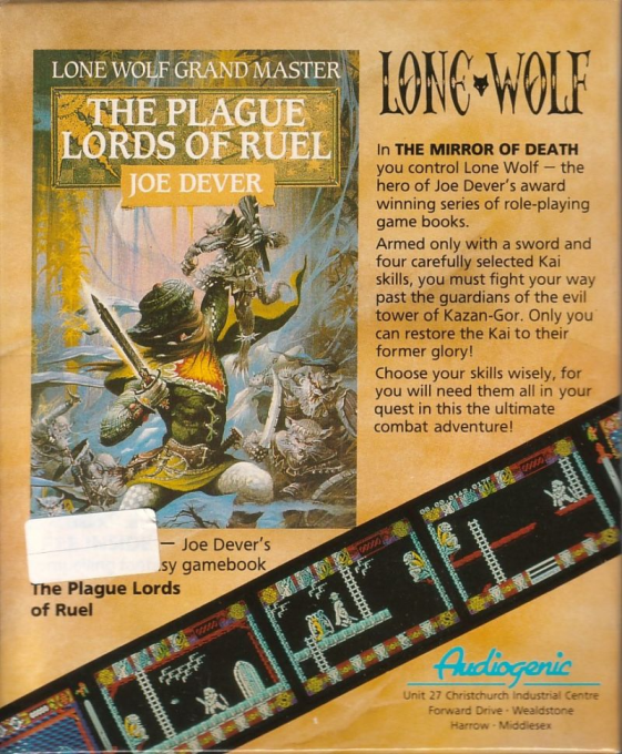 Lone Wolf - The Mirror Of Death — box-2D-back (EU)
