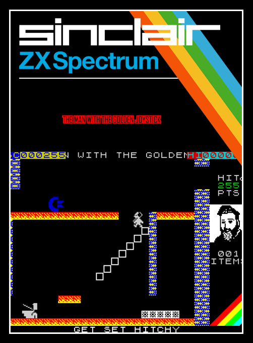 The Man with the Golden Joystick - featuring RetroHitch box art