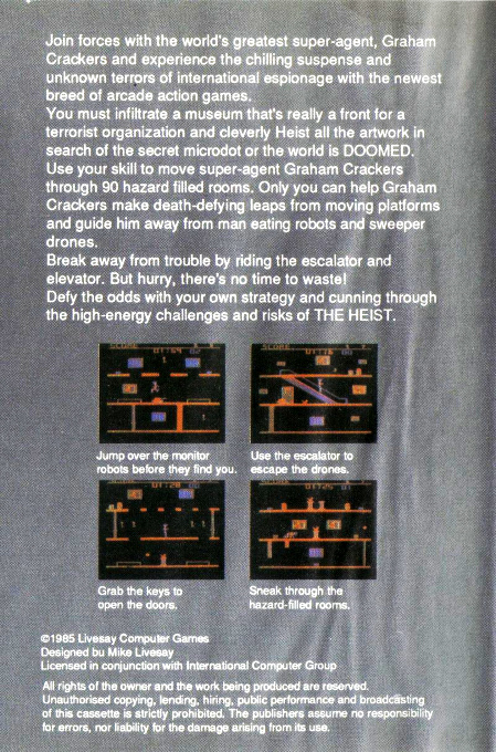 The Heist — box-2D-back (EU)