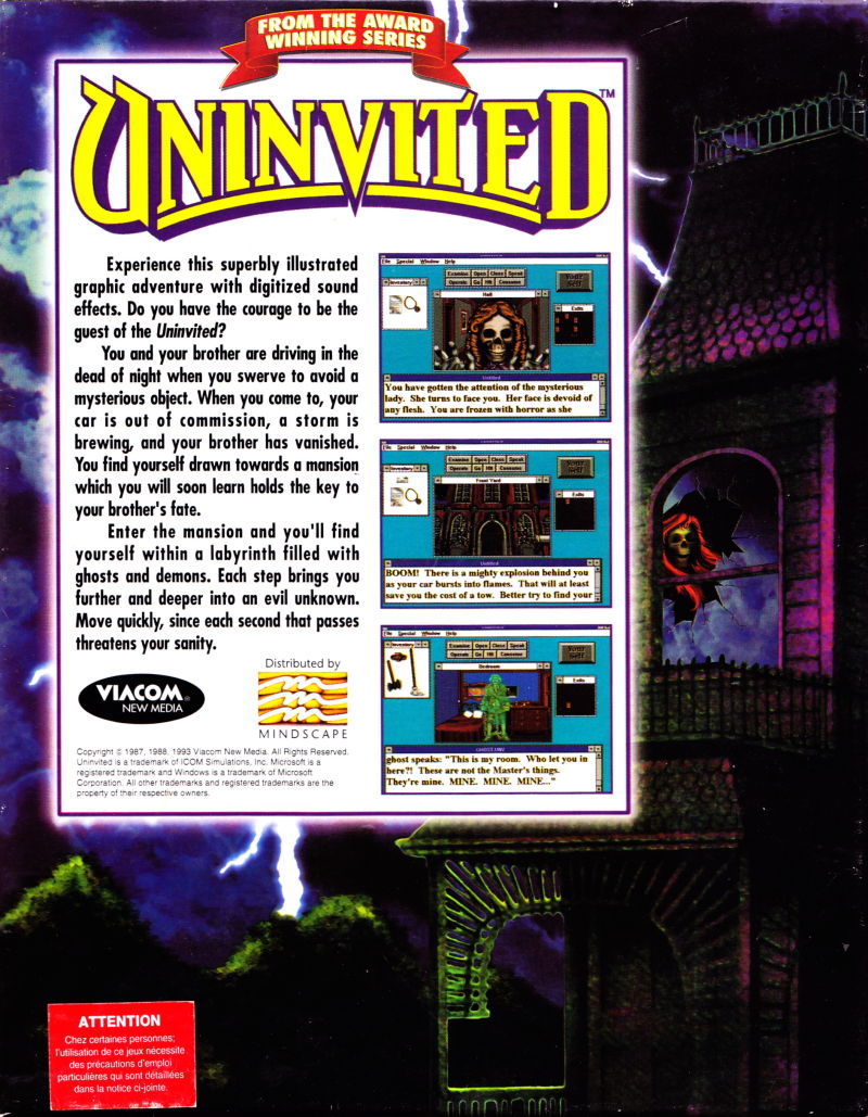 Uninvited — box-2D-back (EU)