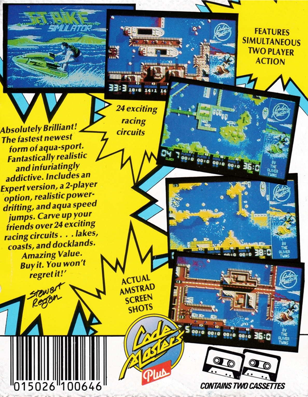 Jet Bike Simulator — box-2D-back (EU)