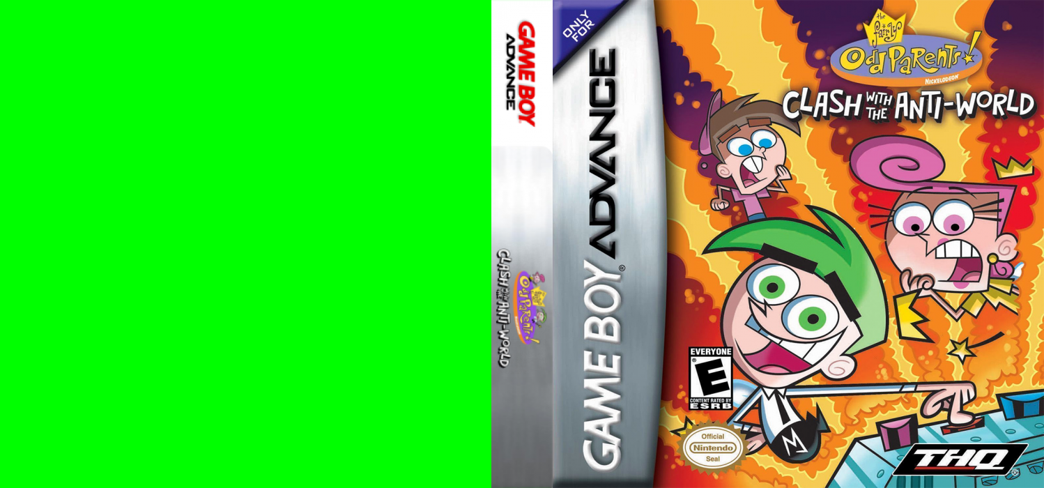 Fairly Oddparents!, The - Clash With The Anti-World — box-texture (US)