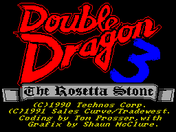 Double Dragon 3 - The Rosetta Stone — sstitle (EU)