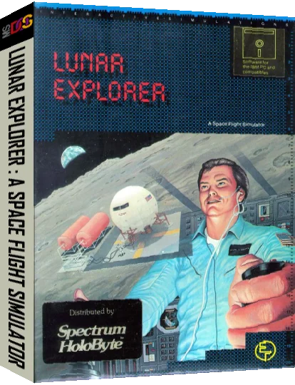 Lunar Explorer - A Space Flight Simulator — box-3D (US)