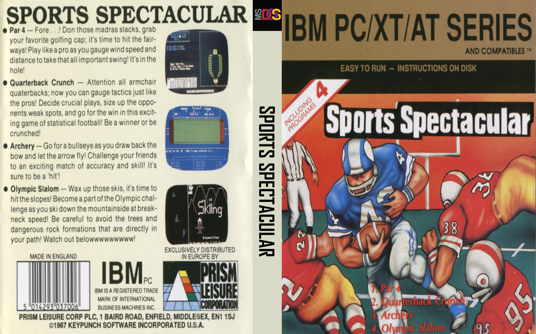 Sports Spectacular — box-texture (US)