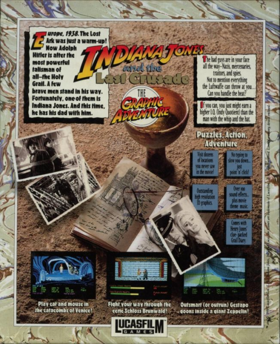 Indiana Jones and the Last Crusade - The Graphic Adventure — box-2D-back (EU)