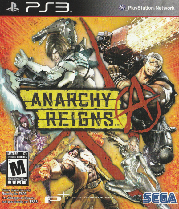 Anarchy Reigns box art