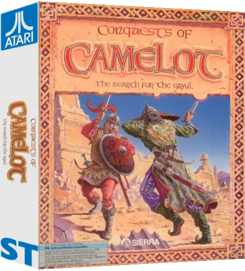 Conquests of Camelot - The Search for the Grail — box-3D (US)