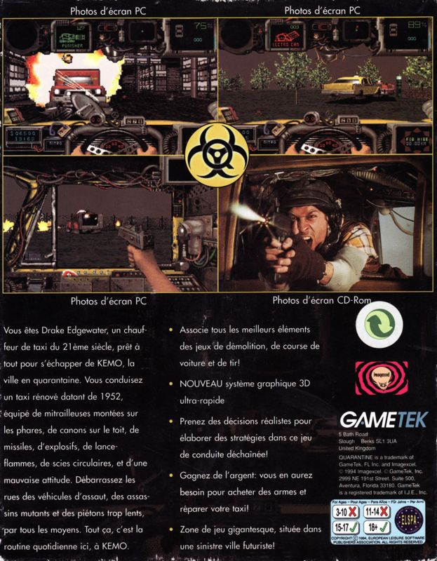 Quarantine — box-2D-back (FR)