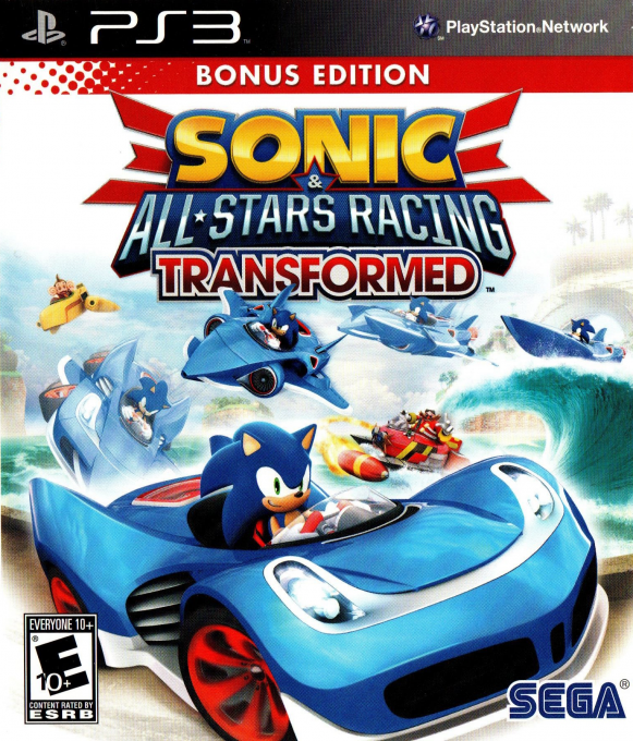 Sonic & All-Stars Racing Transformed box art