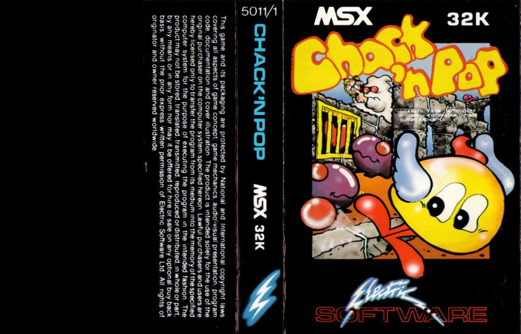 Chack'n Pop — box-texture (EU)