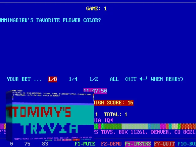 Tommy's Trivia — mixrbv2 (WOR)