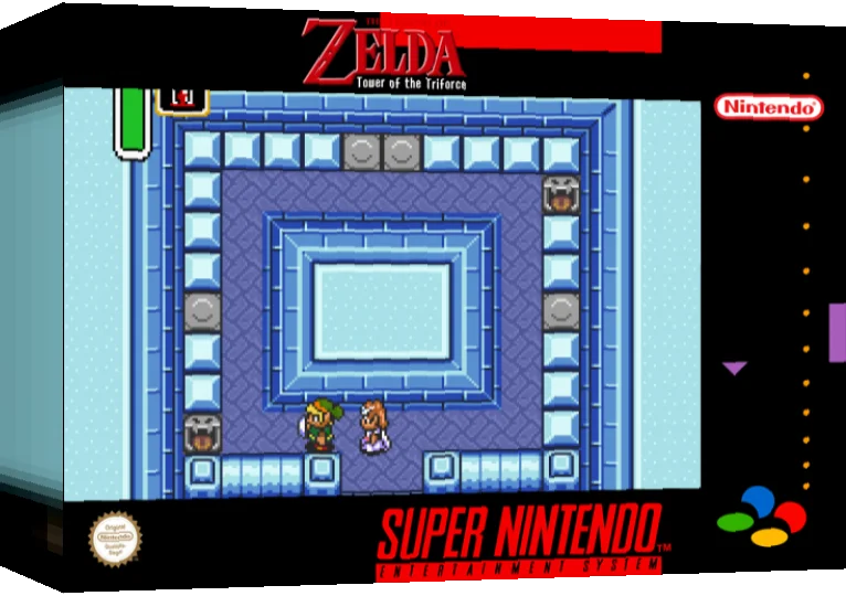 The Legend Of Zelda : Tower Of The Triforce — box-3D (SS)