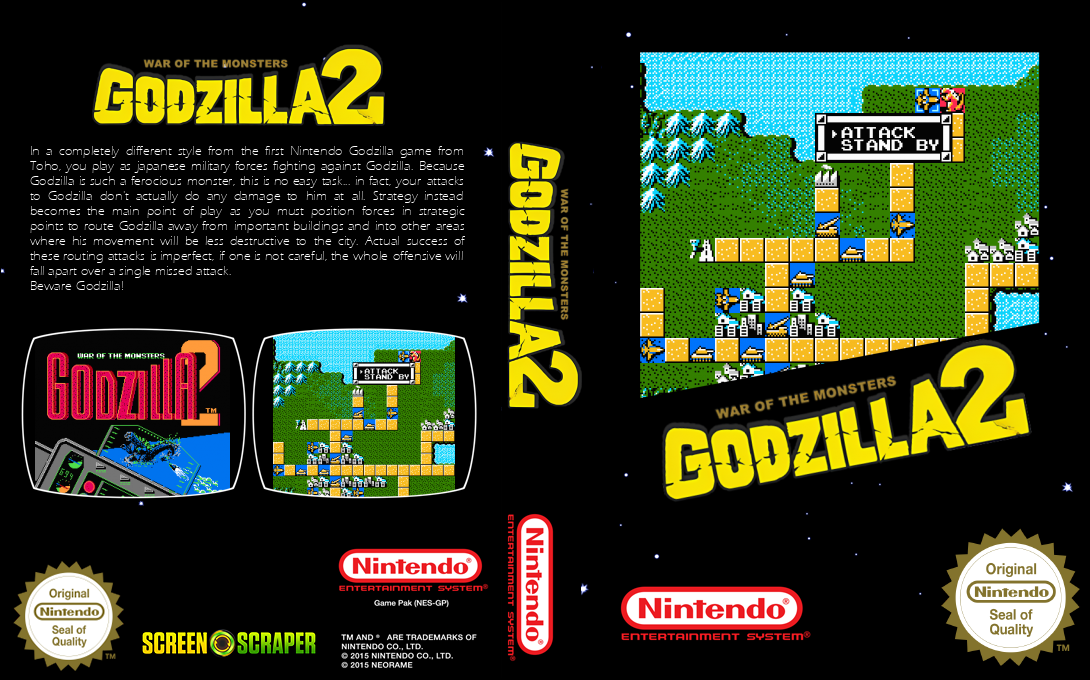Godzilla 2 - War of the Monsters — box-texture (SS)