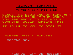 Thermo Nuclear War — sstitle (WOR)
