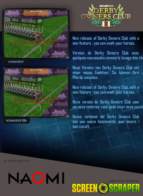 Derby Owners Club II — box-2D-back (SS)