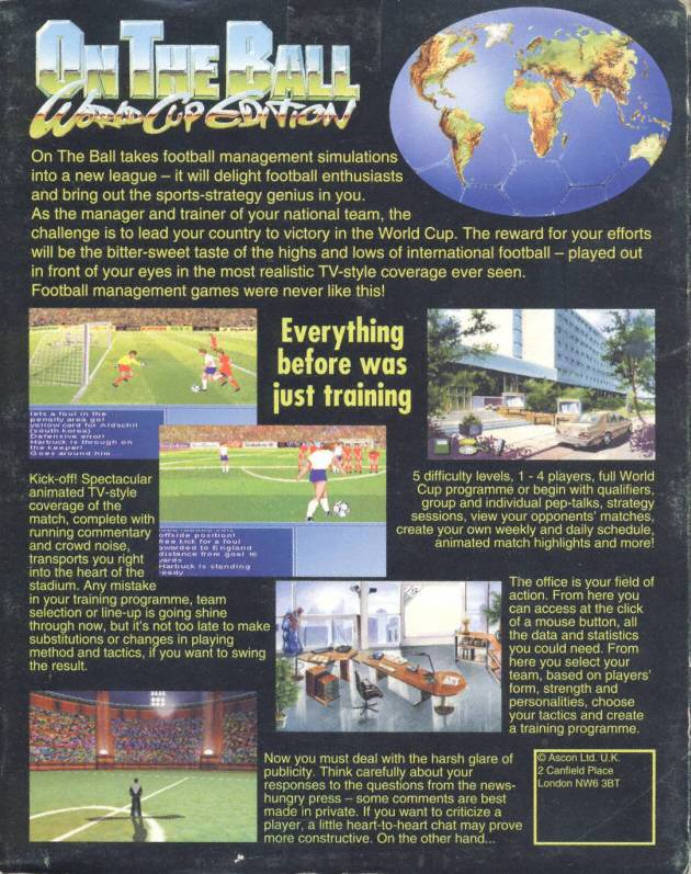 On the Ball - World Cup Edition — box-2D-back (WOR)
