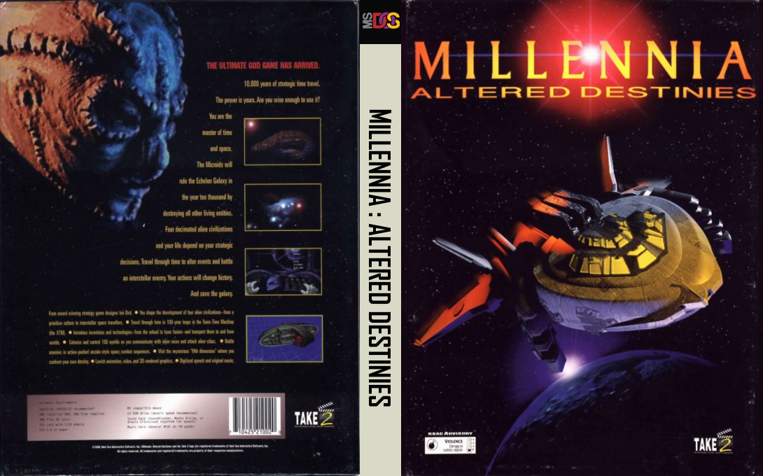 Millennia - Altered Destinies — box-texture (US)