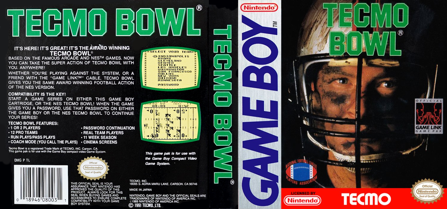 Tecmo Bowl — box-texture (US)