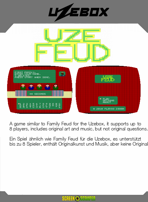Uze Feud — box-2D-back (SS)