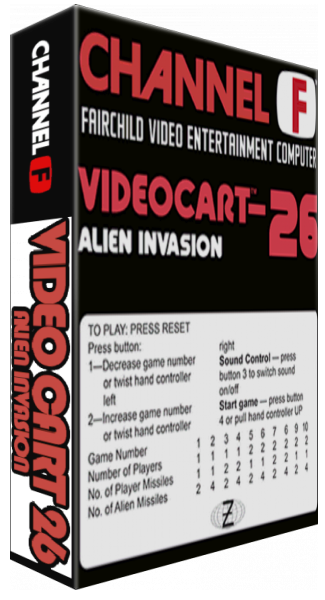 Videocart-26 - Alien Invasion — box-3D (US)