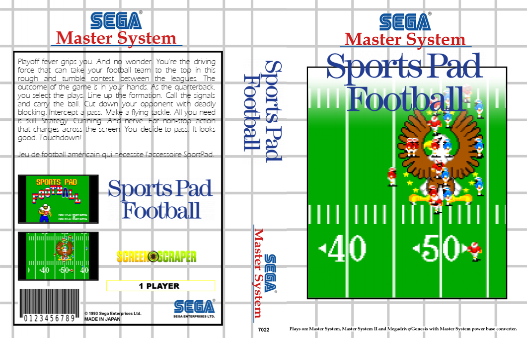 Sports Pad Football — box-texture (SS)