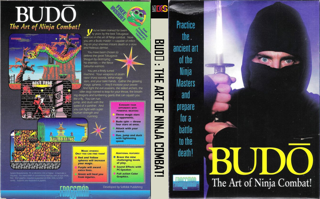 Budo - The Art of Ninja Combat! — box-texture (US)