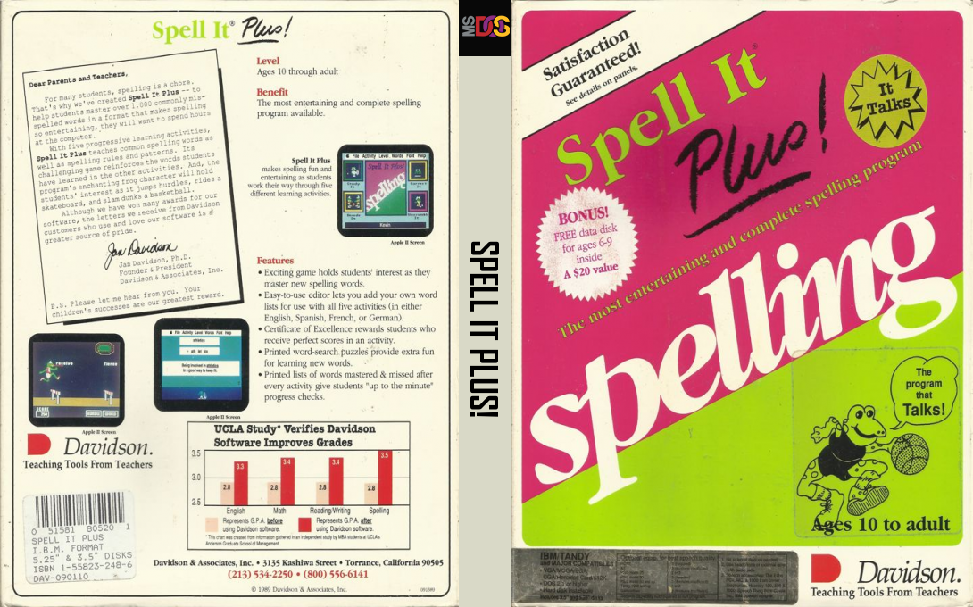 Spell It Plus! — box-texture (US)